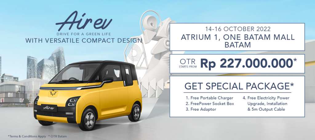 Wuling Air ev Resmi Launching di Kota Batam Wuling Air ev Resmi Launching di Kota Batam